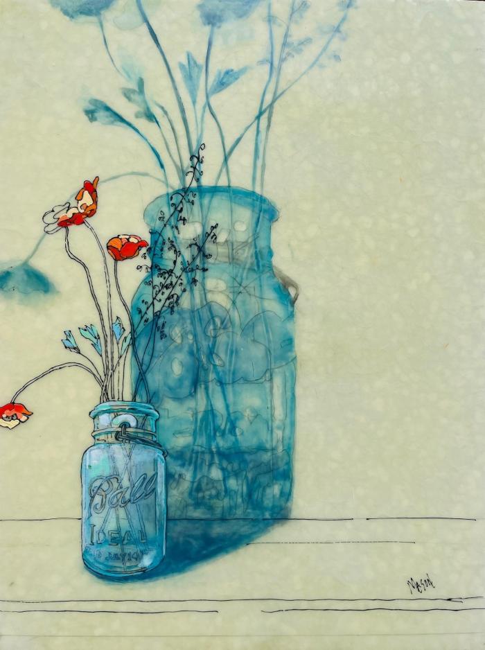 Mason Jar - Colossal Shadow Maker by Karen Mason