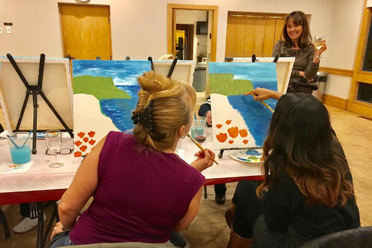 Wine and Canvas Paint Night 